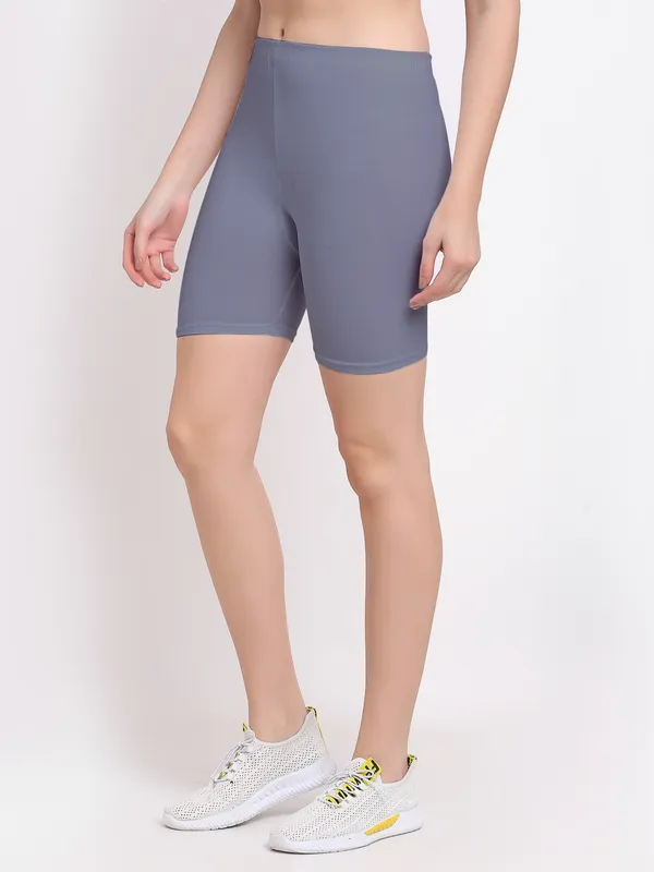 Grey_Cotton_Shorts_For_Women