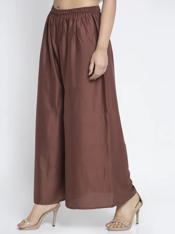 Brown_Rayon_Palazzo_For_Women