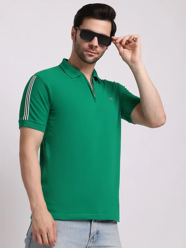 Green_Cotton_T-Shirt_For_Men