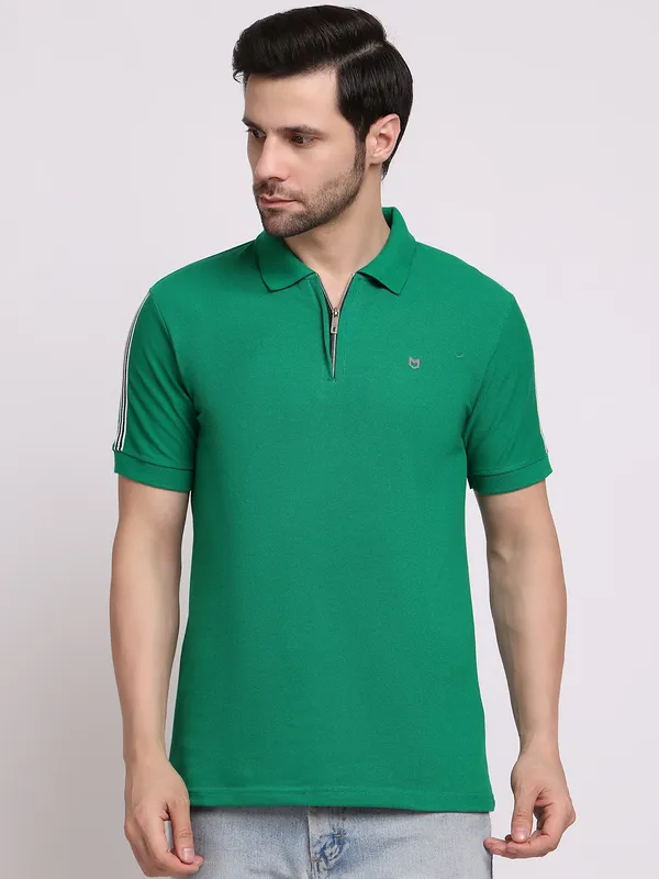 Green_Cotton_T-Shirt_For_Men