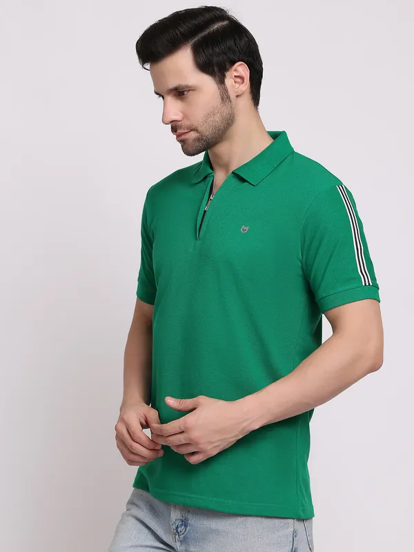 Green_Cotton_T-Shirt_For_Men