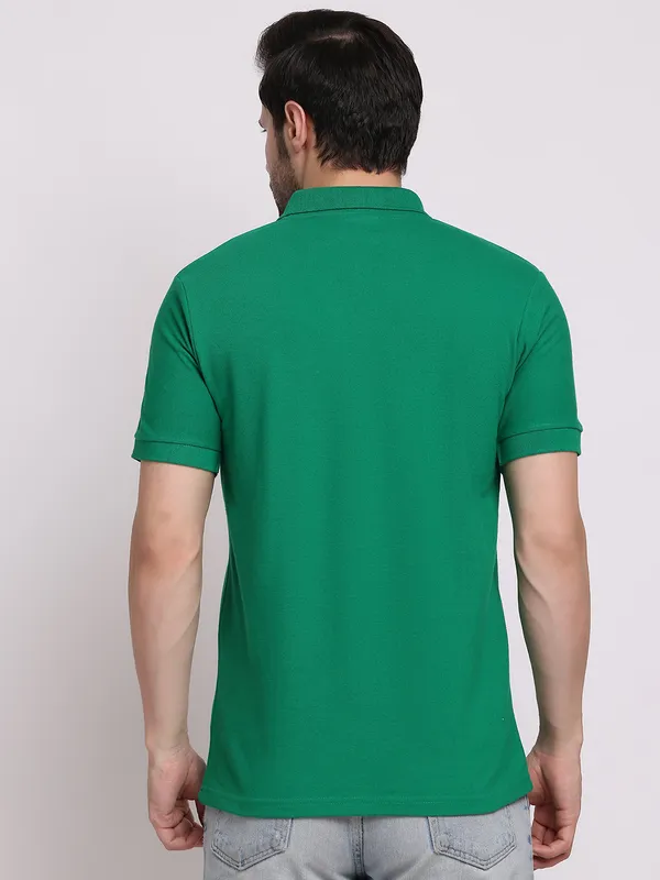 Green_Cotton_T-Shirt_For_Men