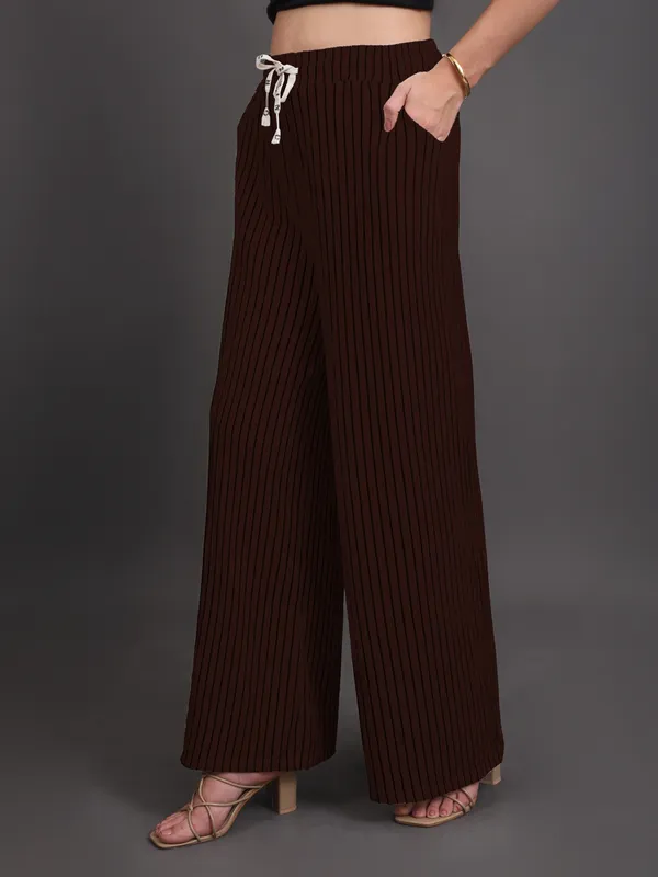 Wine_Popcorn_Crepe_Style_Texture_Palazzo_For_Women