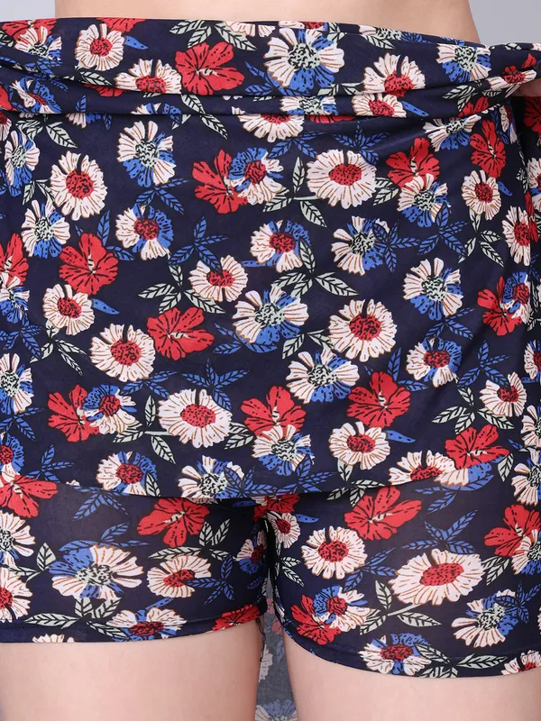 Multi_Color_Polyester_Lycra_Skirt_For_Women