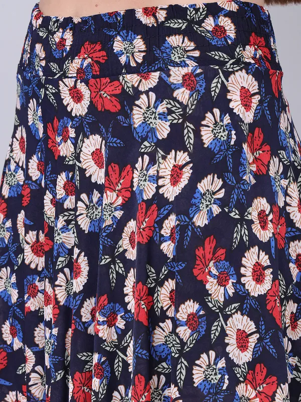 Multi_Color_Polyester_Lycra_Skirt_For_Women