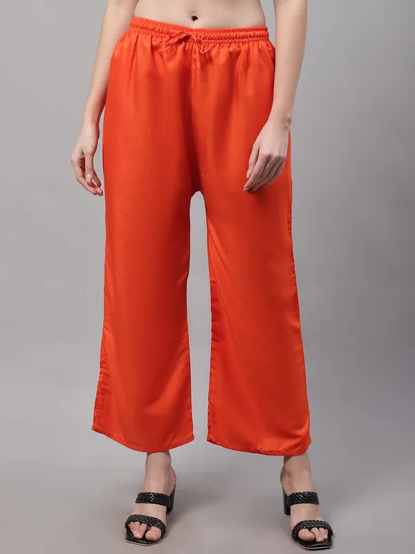 Orange_Rayon_Palazzo_For_Women