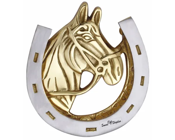 Door_Knocker_Horse_Brass_Gold_Pack_of_1