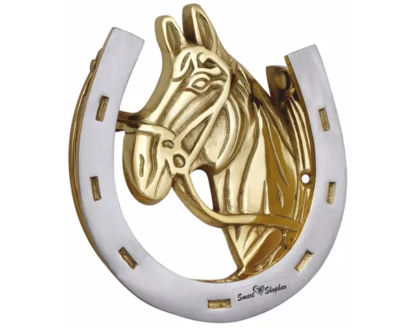 Door_Knocker_Horse_Brass_Gold_Pack_of_1