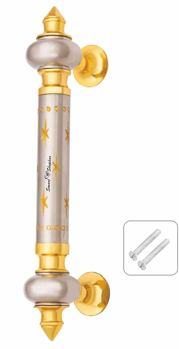 Pipe_Handle_Amor_Brass_Gold_Silver_Pack_of_2