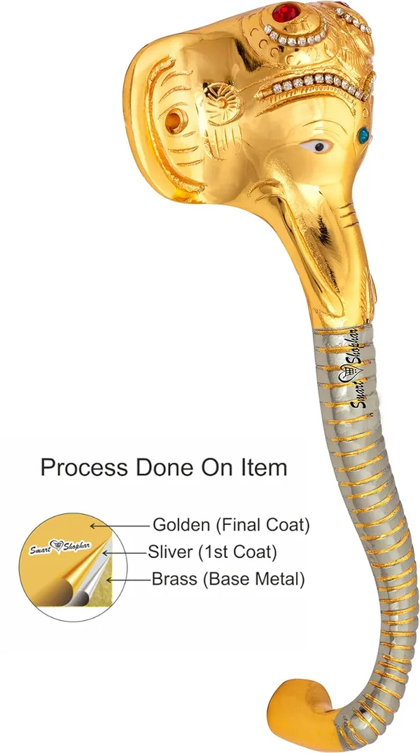 Pull_Handle_Ganesha_Muktidaya_Brass_Gold_Silver_Pack_of_2