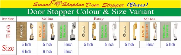 Door_Stopper_Meldal_Brass_Nickel_Silver_Pack_of_4