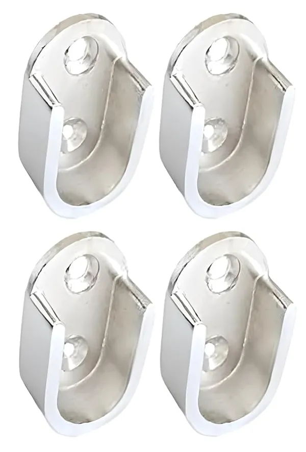 Sturdy_Aluminium_Oval_Pipe_Bracket_|_1_Inch_|_Silver_|_Pack_of_4_|_Robust_Design_|_Home_Enhancement