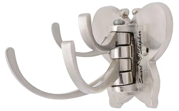 Wall_Hook_Butterfly_Big_Zinc_Silver_Pack_of_2