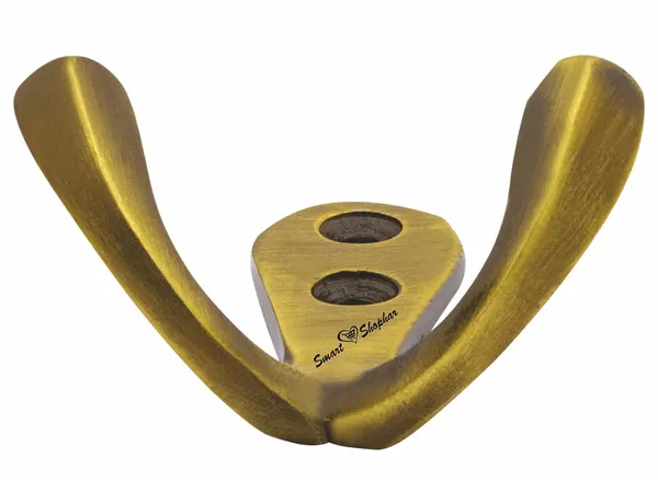 Wall_Hook_Double_Jack(J)_Aluminium_Alloys_Antique_Pack_of_4