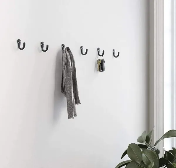 Wall_Hook_Single_Jack(J)_Aluminium_Alloys_Silver_Pack_of_12