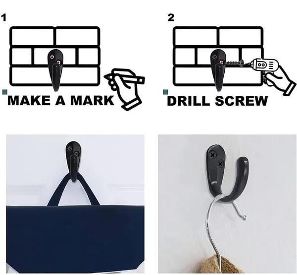 Wall_Hook_Single_Jack(J)_Aluminium_Alloys_Silver_Pack_of_12