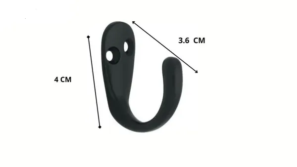 Wall_Hook_Single_Jack(J)_Aluminium_Alloys_Silver_Pack_of_6