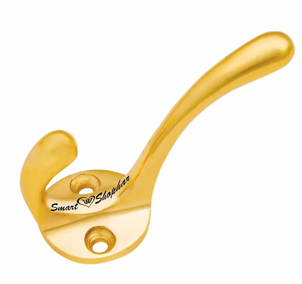Wall_hook_Pluk_Coat_Aluminium_Alloys_Gold_Pack_of_2