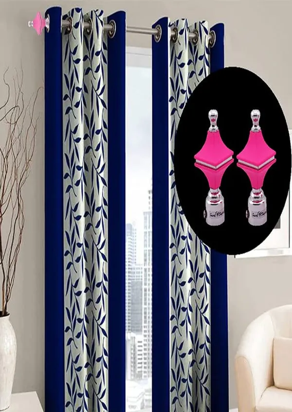 Curtain_Bracket_Opal_Stainless_Steel_and_Aluminium_Alloys_Pink_Silver_Pack_of_2