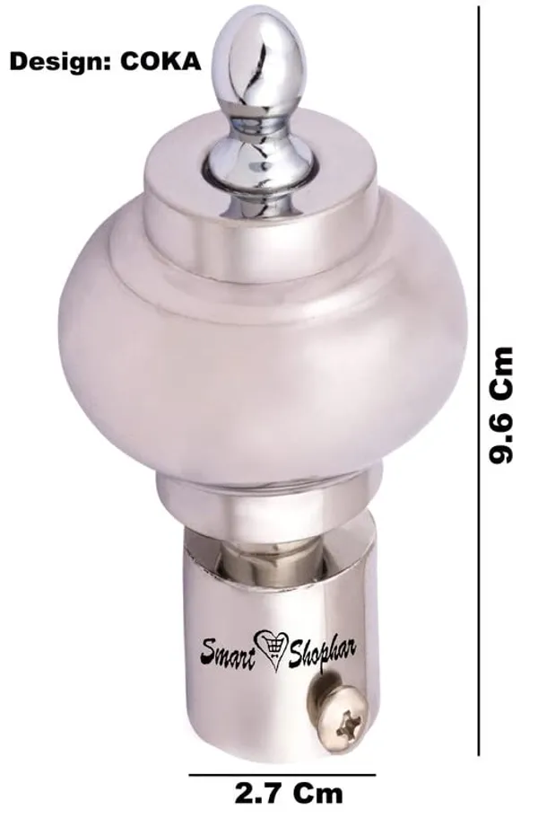 Curtain_Bracket_Coka_Stainless_Steel_and_Aluminium_Alloys_Silver_Pack_of_1