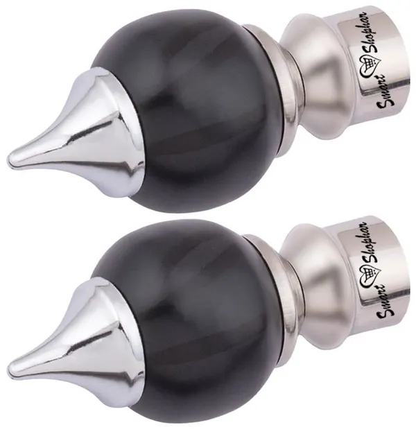 Curtain_Bracket_Pike_Stainless_Steel_Black_Silver_Pack_of_2