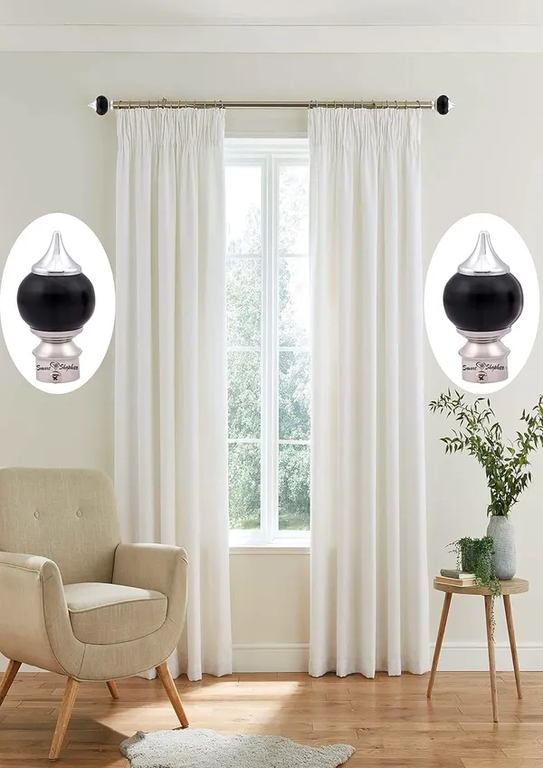 Curtain_Bracket_Pike_Stainless_Steel_Black_Silver_Pack_of_4