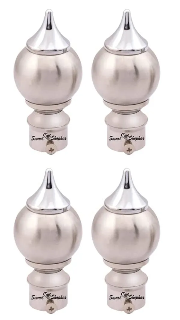Curtain_Bracket_Pike_Stainless_Steel_Silver_Pack_of_2