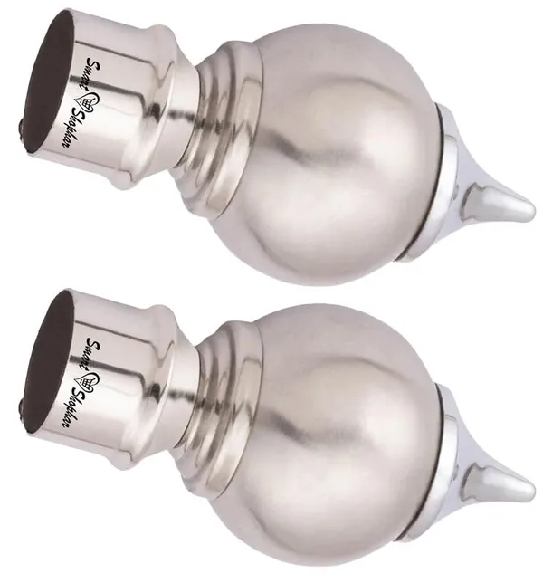Curtain_Bracket_Pike_Stainless_Steel_Silver_Pack_of_2