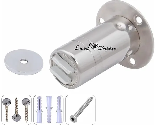 Durable_Stainless_Steel_Round_Door_Magnet_|_3_Inch_|_Silver_|_Pack_of_12_|_High-Traction_|_Door_Safety