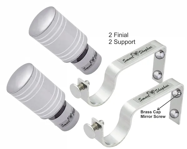Curtain_Bracket_Livon_Stainless_steel_and_Aluminium_Alloys_White_Silver_Pack_of_1