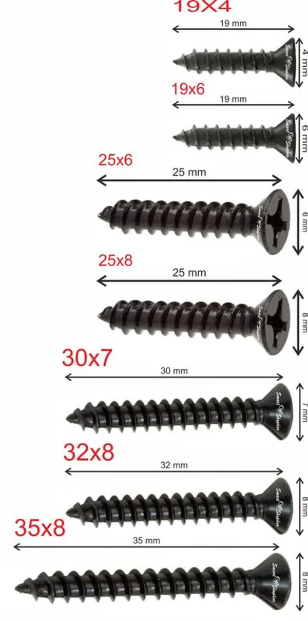 (Pack_of_50)_Steel_Phillips_Flat_Head_Sheet_Metal_Screws_Black_Oxide