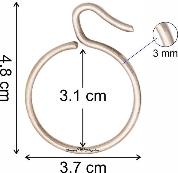Curtain_ring_Supreme_Steel_Silver_Pack_of_12