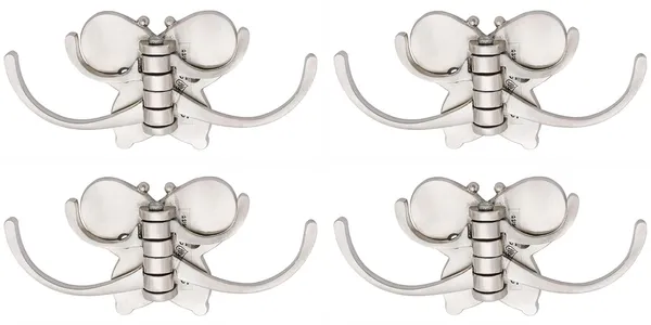Wall_Hook_Butterfly_Big_Zinc_Silver_Pack_of_4