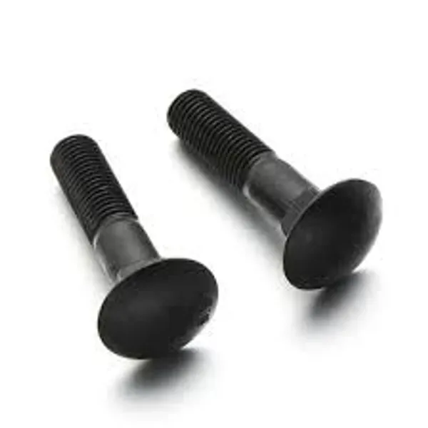 Carriage_Bolts_Flat_Head_With_Nuts_Steel_Black_Antique_Pack_of_50