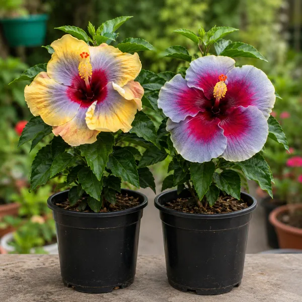 Australian_Grafted_Joba_Flower_Plant_–_2_Variety_Combo_|_Grafted_Hibiscus_Live_Plant_|_Different_Color_Flowering_Varieties_|_Home_Garden_&_Balcony_Plant