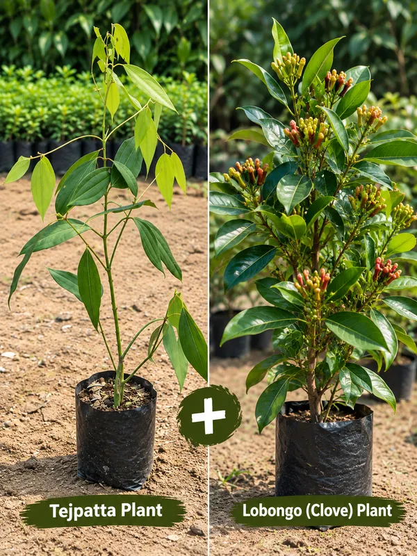 Tejpatta_+_Lobongo_Live_Plant_Combo_|_Bay_Leaf_&_Clove_Plants_|_Spice_Plant_Combo_Pack_of_2