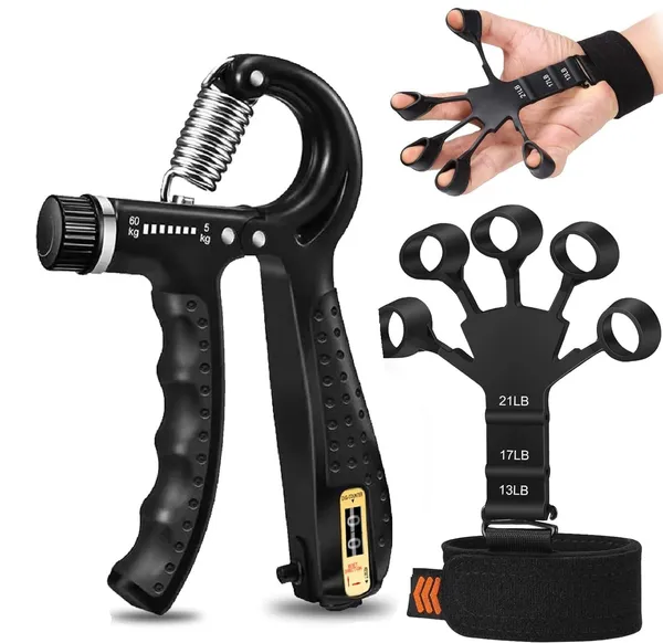 Hand_gripper_Forearm_Grip_With_Finger_Exerciser_Strength_Trainer_|_Forearm_and_Finger_Stretcher_|_Gripper_for_Finger_Resistance_Bands_|_Hand_Gripper_60_kg_with_Counter