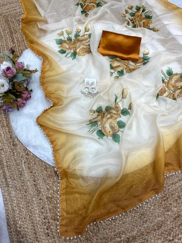 Mustard_Katdana_and_Beads_Hand-Embroidered_Saree