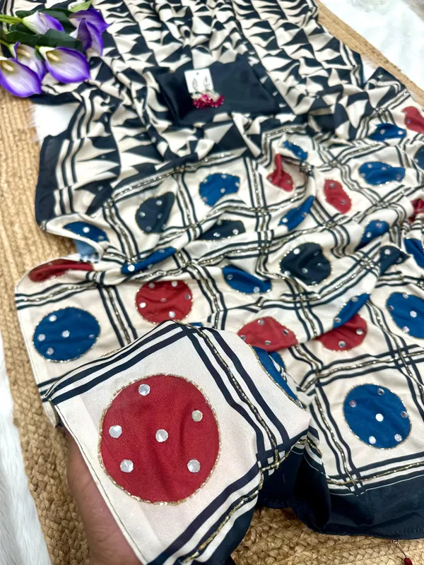 Off-White_Ajarakh_Print_Mirror_Embroidered_Saree