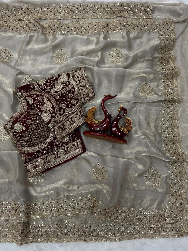 Grey_Space_Silk_Embroidered_Saree