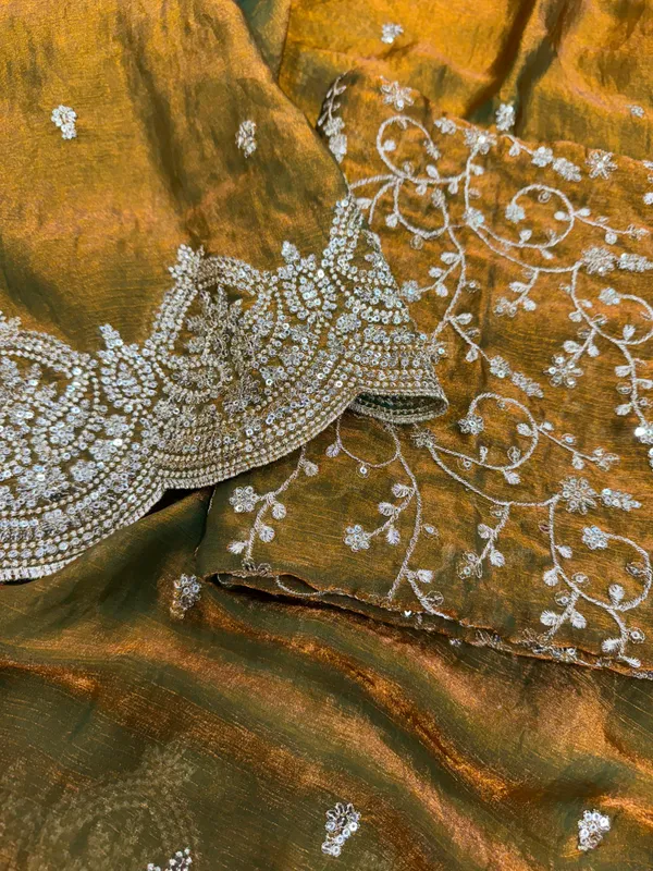 Mehendi_Space_Chiffon_Silk_Designer_Saree
