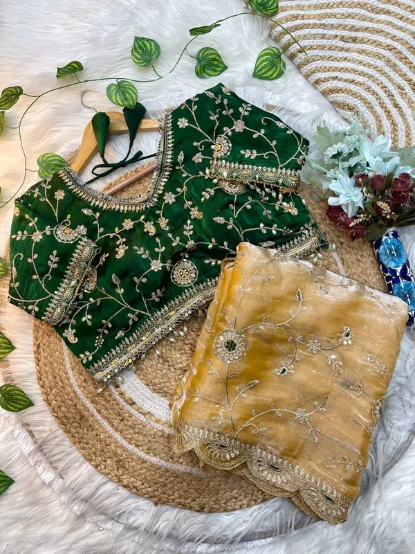 Yellow_Space_Silk_Embroidered_Saree