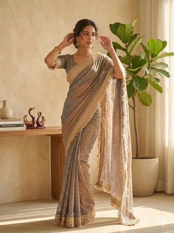 Grey_Moss_Butti_Silk_Embroidered_Saree