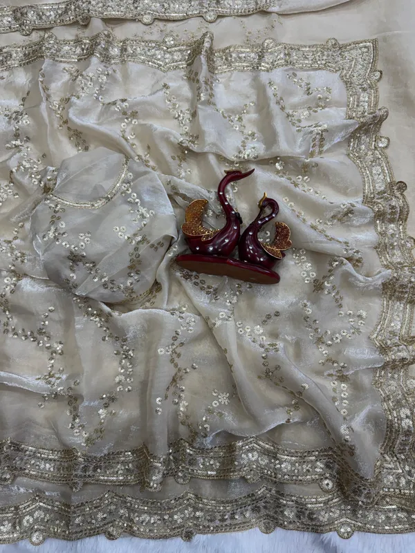 Off-White_Space_Silk_With_Lehriya_Embroidered_Saree