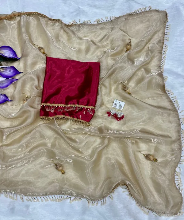 Beige_Shaded_Space_Silk_Designer_Saree