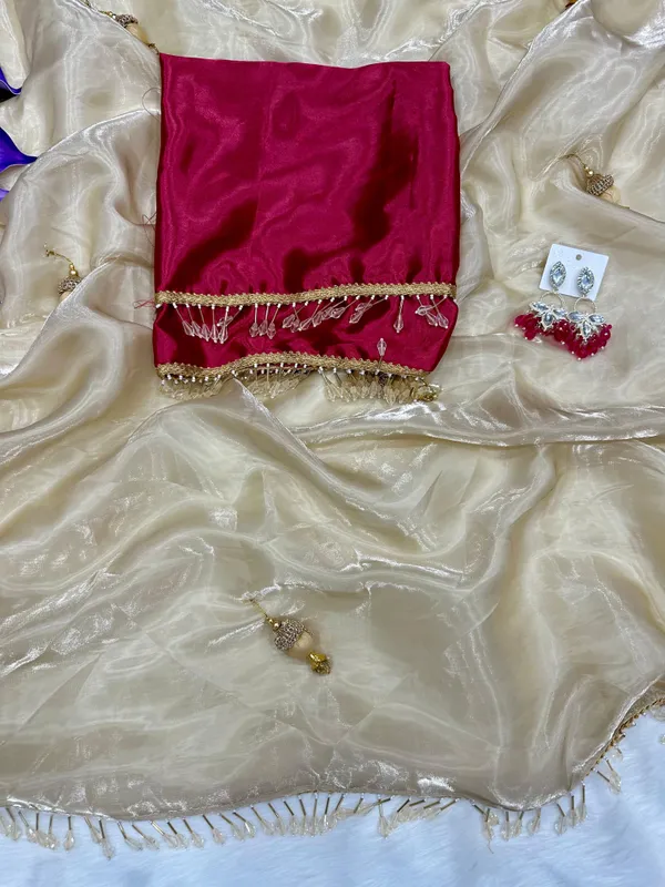 Beige_Shaded_Space_Silk_Designer_Saree