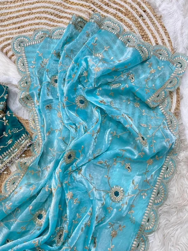 Blue_Space_Silk_Embroidered_Saree