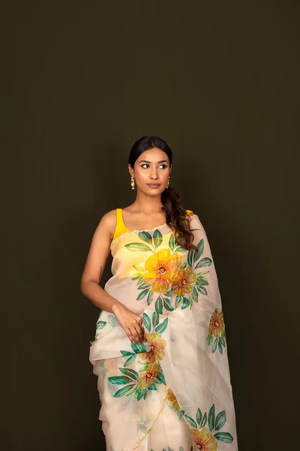 Cream_Organza_Motiwork_Embroidered_Saree