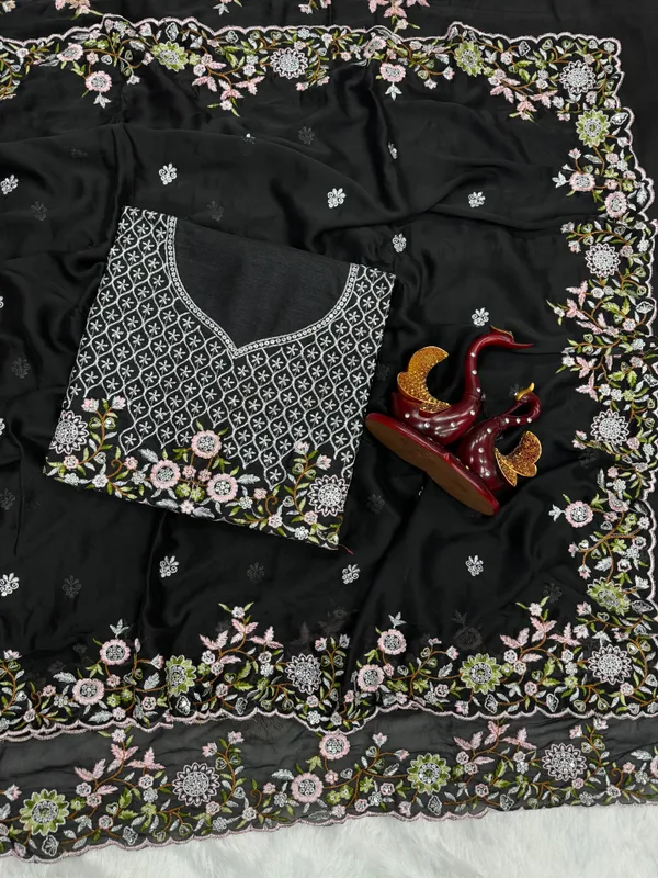 Black_Rangoli_Silk_Embroidered_Designer_Saree