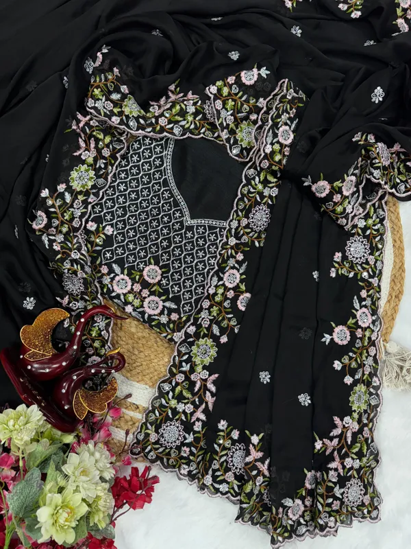 Black_Rangoli_Silk_Embroidered_Designer_Saree